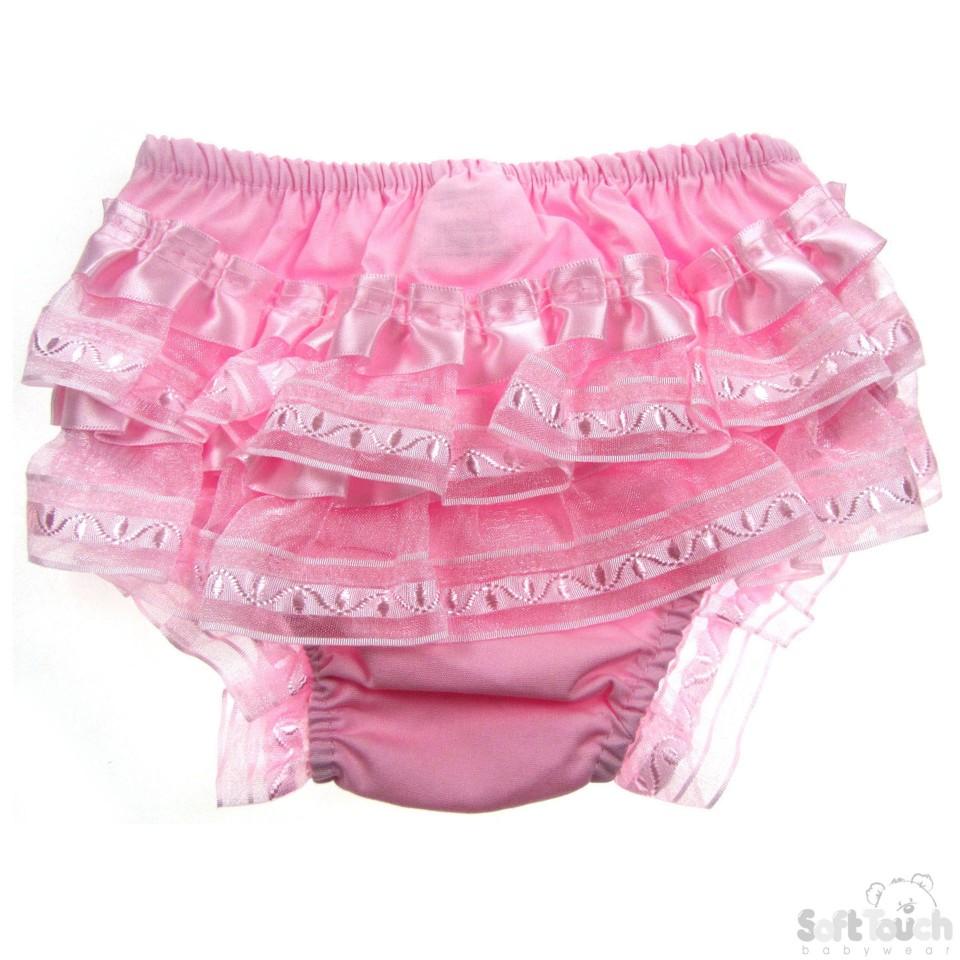 Frilly Plastic Pants for Adults