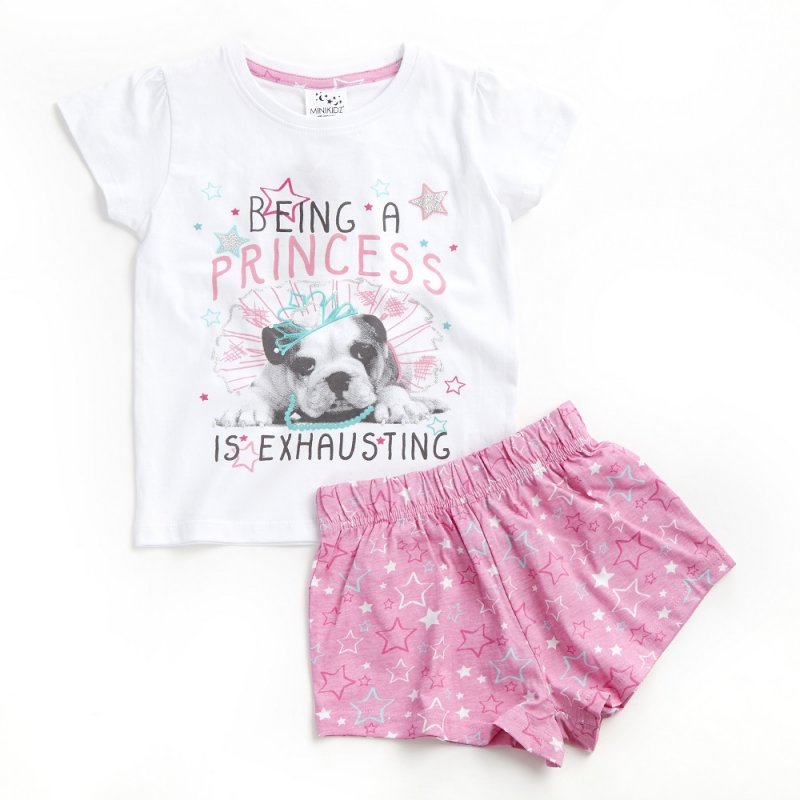 INFANT GIRLS PYJAMA-  PUPPY PRINCESS (2-6 YRS) (PK4) 15C578