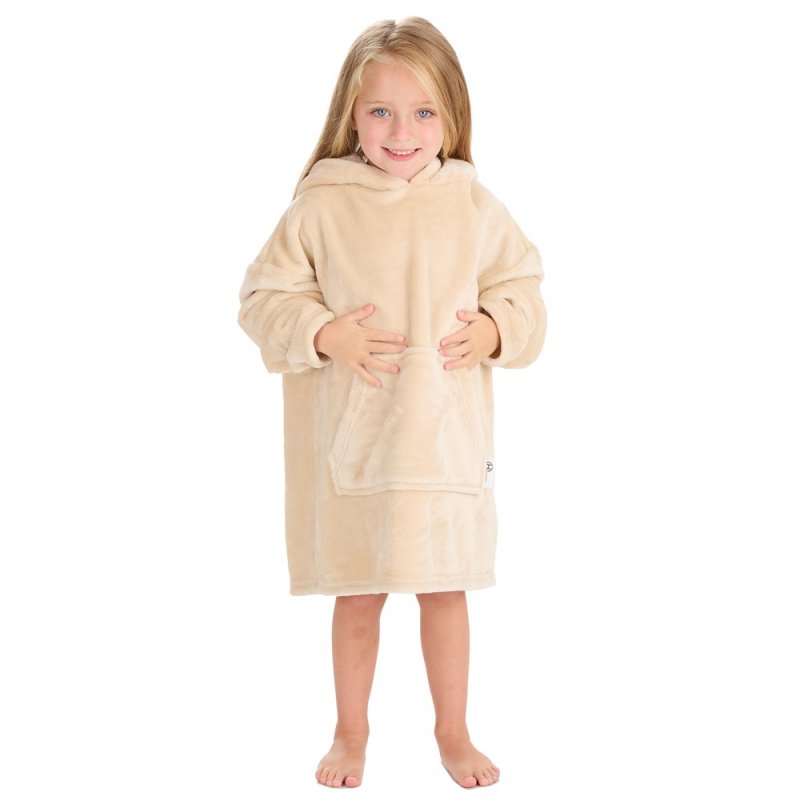 Oversized Plush Hoodie - Toffee (3-6yrs) (PK4) 18C935