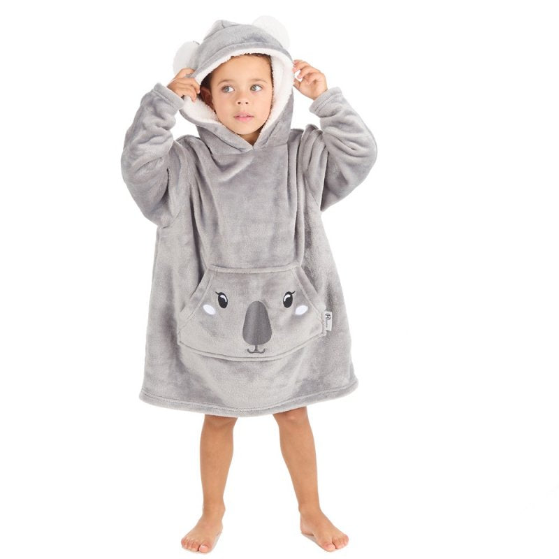 Kids Novelty Oversized Plush Hoodie - Koala(3-6years)(PK4) 18C942