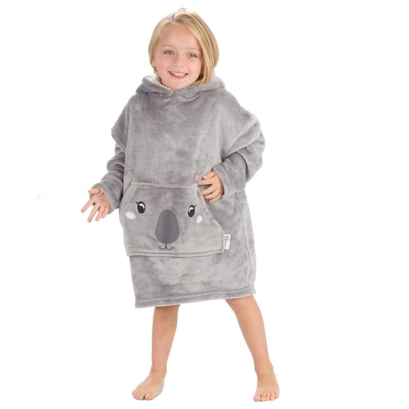 Kids Novelty Oversized Plush Hoodie - Koala(3-6years)(PK4) 18C942