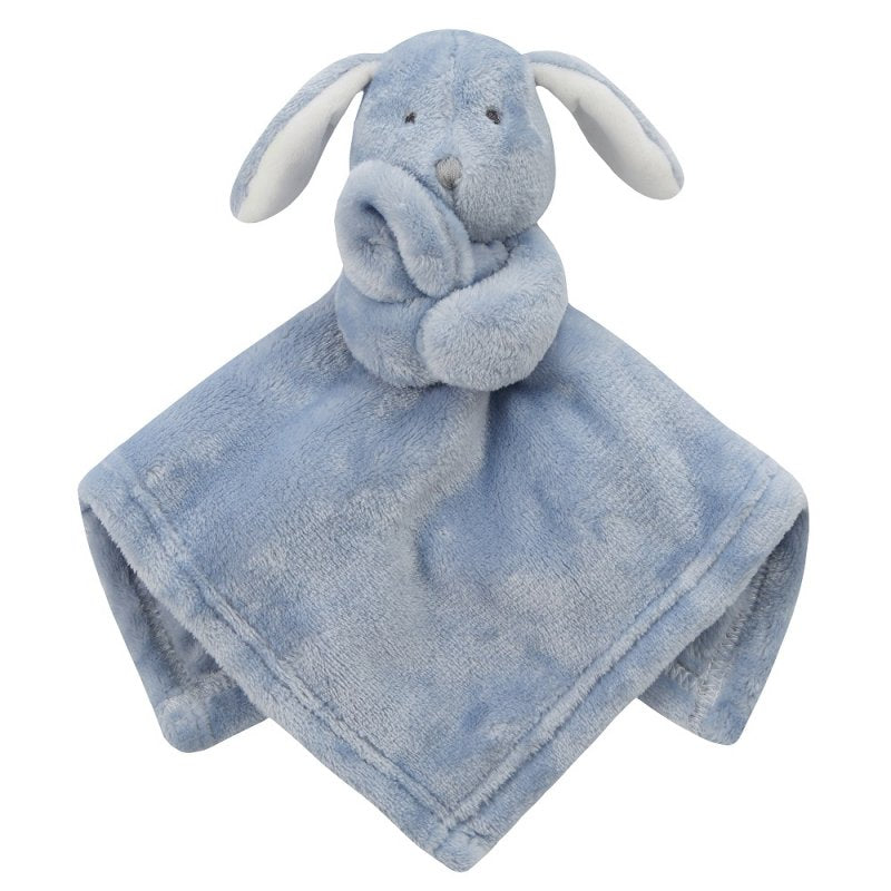 BABY NOVELTY BUNNY COMFORTER - DUSKY BLUE (PK6) 19C262