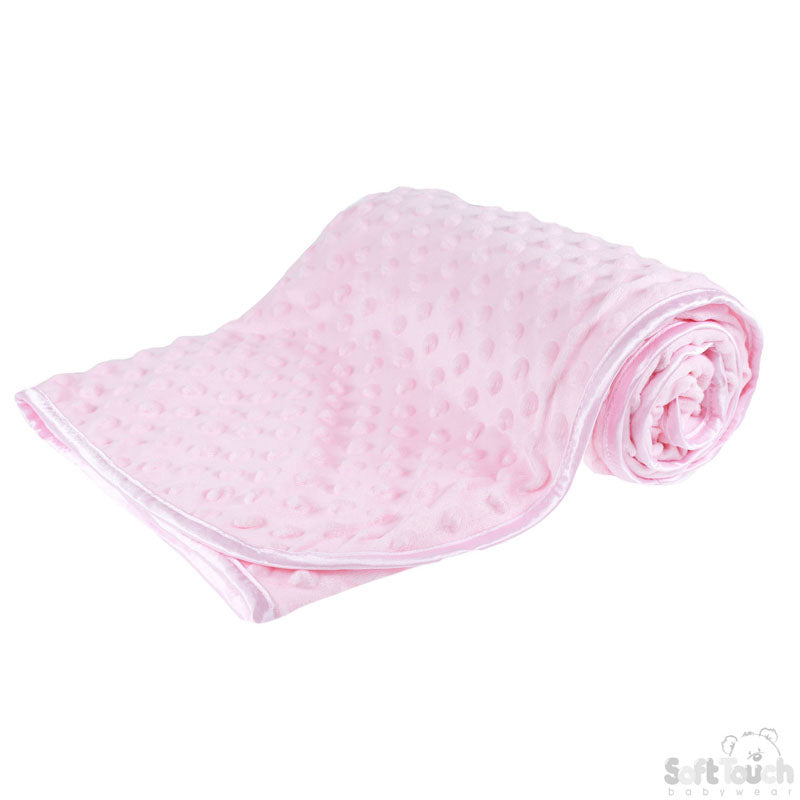 Pink Bubble Wrap W/Satin Trim (PK4) FBP80-BP-P