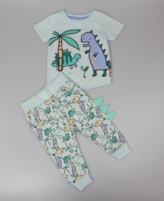 Baby Boys T-Shirt & Jog Pant Set - Dino (1-2yrs) (PK6) J33893