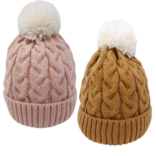 Baby Cable Knit Hats (PK12)(6-18m) KIDS/6232