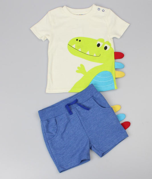 Baby Boys 2pc Shorts Set - Dino (6-24m) (PK6) D32751