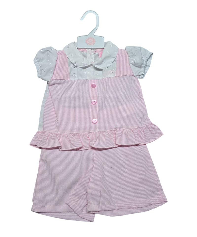 Baby Girls 2pc Shorts & Tunic Set (6-24m) (PK6) A03171B