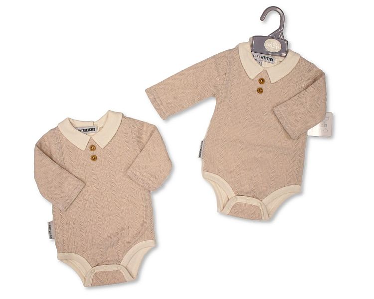 Baby Collar Romper (NB-6m) (PK6) BIS-2020-2527T