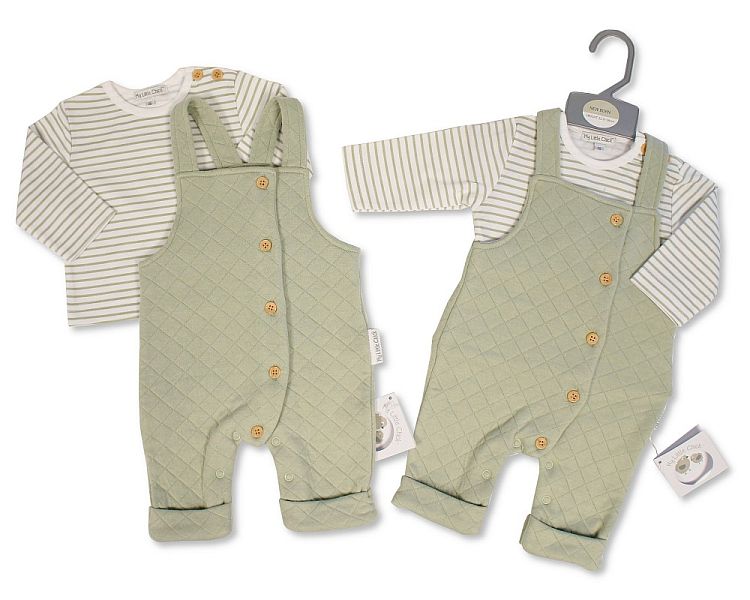 Baby Boys 2 pcs Dungaree Set (PK6) (NB-6m) BIS-2020-2585