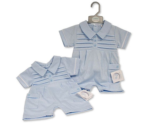 Baby Boys Romper with Pockets (NB-6m) (PK6) BIS-2120-6315