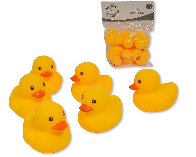 Squeaky Baby Bath Toys - Ducks (PK6) Gp-25-1264