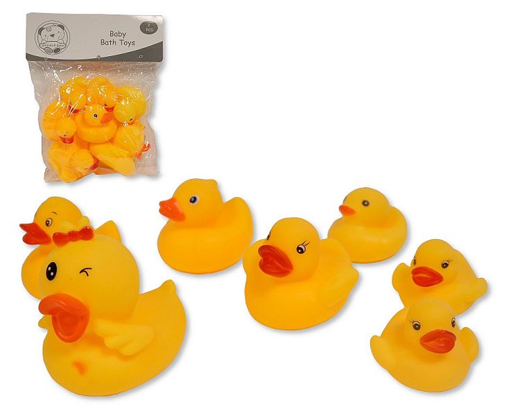 Squeaky Baby Bath Toys - Duck Family of 7 (PK7) Gp-25-1265