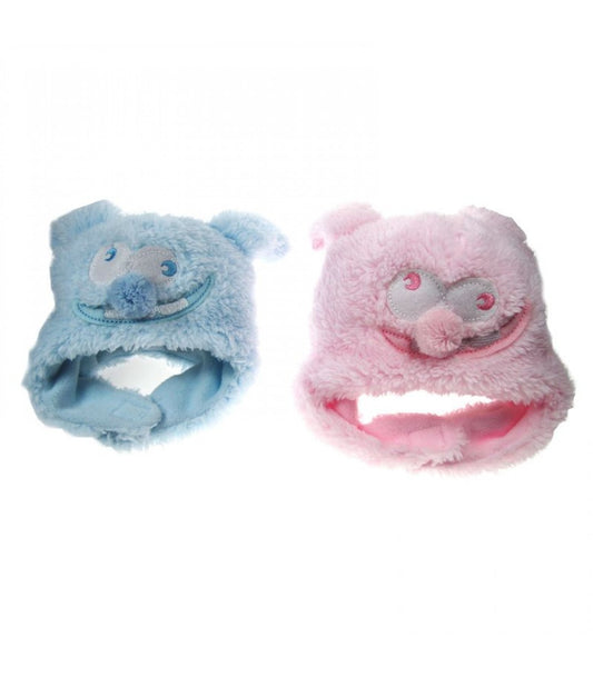 Plush Hat - Baby Pink/baby Blue