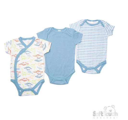 Assorted Bodysuits : CC03-BS-0-3m (Dinosaur)