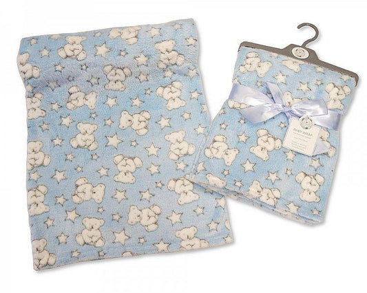 Sky Blue Baby Wrap - Teddy - Boys (BW-112-967S) - Kidswholesale.co.uk