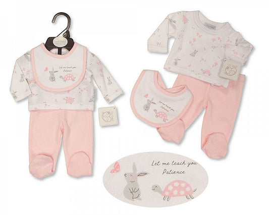 Premature Baby Girls 3 pcs Set - Patience-Pb-20-379p