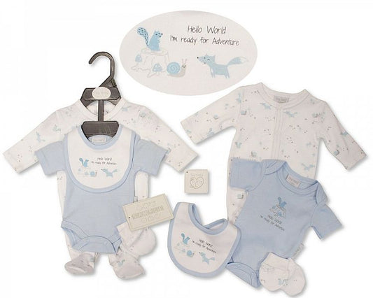 Premature Baby Boys 4 pcs Set - Hello World-Pb-20-381s